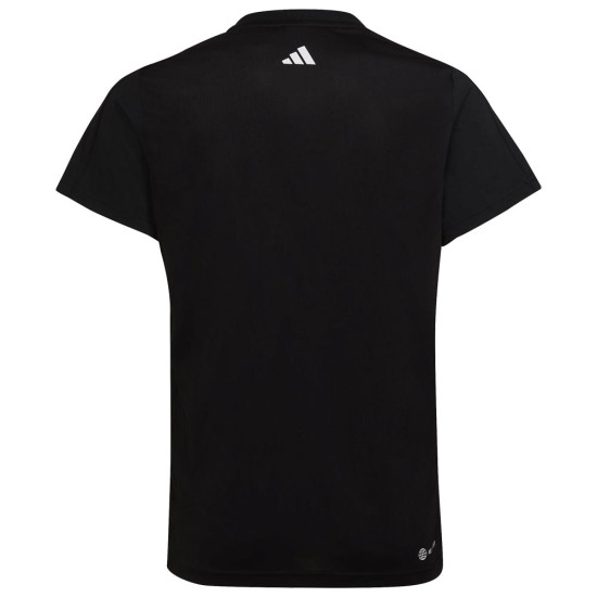 Adidas Παιδική κοντομάνικη μπλούζα G Train-Essentials Aeroready Regular-Fit Logo Adidas Παιδική κοντομάνικη μπλούζα G Train-Essentials Aeroready Regular-Fit Logo